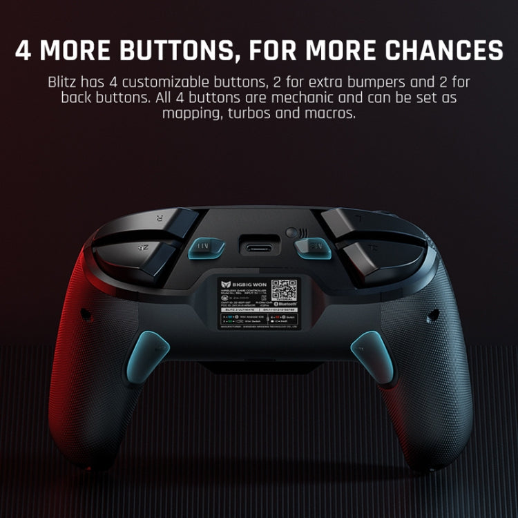 Full Mechanical Gamepad Bluetooth Wired Dual Mode Support Switch / PC / Android / IOS