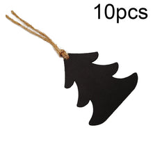 Load image into Gallery viewer, 10pcs/Set Mini Hanging Wooden Message Board Home Holiday Decor Lanyard Chalkboard