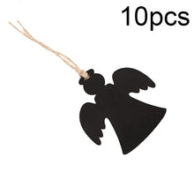 Load image into Gallery viewer, 10pcs/Set Mini Hanging Wooden Message Board Home Holiday Decor Lanyard Chalkboard