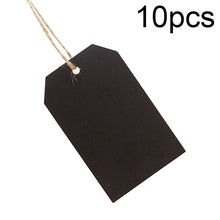 Load image into Gallery viewer, 10pcs/Set Mini Hanging Wooden Message Board Home Holiday Decor Lanyard Chalkboard