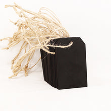 Load image into Gallery viewer, 10pcs/Set Mini Hanging Wooden Message Board Home Holiday Decor Lanyard Chalkboard