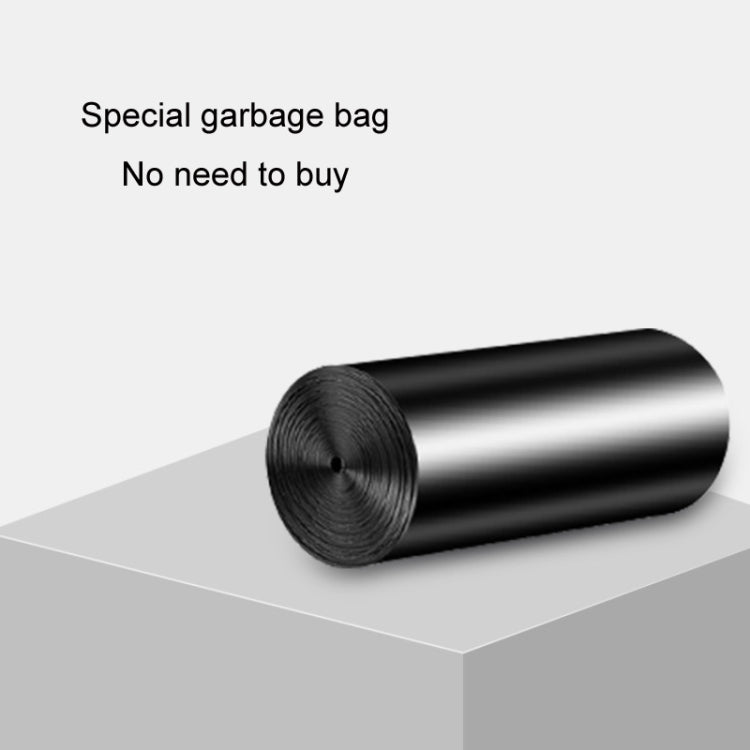 Car Garbage Bag Rear Seat Folding Storage Bag, Magnetic Attraction Black