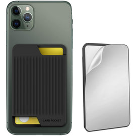 AhaStyle PT169 Mobile Phone Silicone Back Card Case Bus Card Bank Card Convenient Organizer