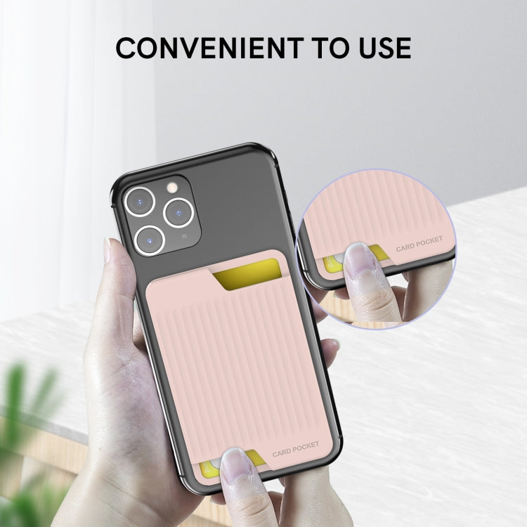 AhaStyle PT169 Mobile Phone Silicone Back Card Case Bus Card Bank Card Convenient Organizer