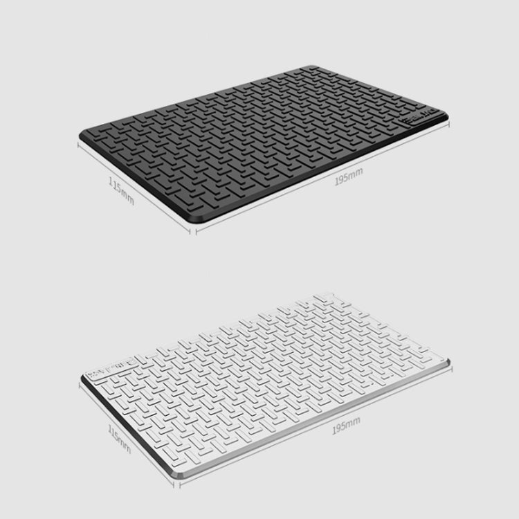 BEN.JACK Car Central Control Dashboard Mobile Phone Anti-Skid Mat, Black Small, Transparent Small, Black Large, Transparent Large