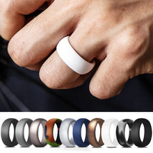Load image into Gallery viewer, SiR013 8.7mm Curved Outdoor Sports Silicone Ring, No.7, No.8, No.9, No.10