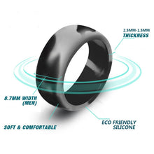 Load image into Gallery viewer, SiR013 8.7mm Curved Outdoor Sports Silicone Ring, No.11, No.12, No.13, No.14