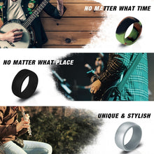 Load image into Gallery viewer, SiR013 8.7mm Curved Outdoor Sports Silicone Ring, No.7, No.8, No.9, No.10