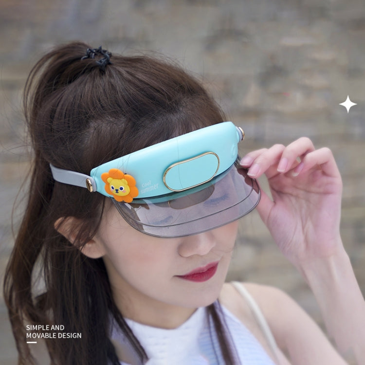 GL130-133 Outdoor Fan Cap Leafless Mute USB Portable Camping Mini Fan