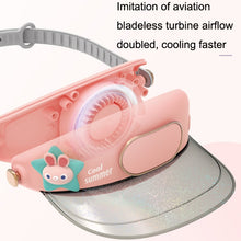 Load image into Gallery viewer, GL130-133 Outdoor Fan Cap Leafless Mute USB Portable Camping Mini Fan