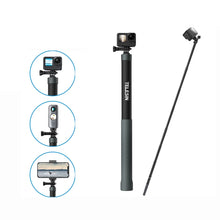 Load image into Gallery viewer, TELESIN 3M Carbon Fiber Selfie Stick Monopod  With 1/4 Screw For Action Camera, 3m