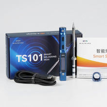 Load image into Gallery viewer, MINIWARE TS101 PD DC Soldering Iron 90W Portable Soldering Pen, With BC2 Soldering Iron Head, With B2 Soldering Iron Head, With I Soldering Iron Head, With KU Soldering Iron Head, With K Soldering Iron Head, With D24 Soldering Iron Head                ...