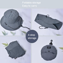 Load image into Gallery viewer, XBG-9225 Summer Waterproof Fisherman Hat Folding Storage Sun Protection Hat