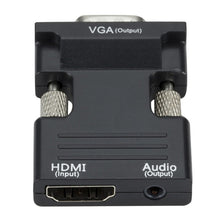 Load image into Gallery viewer, Projector HDMI Adapter With Audio Cable Computer HD Converter, HDMI to VGA, VGA to HDMI