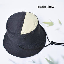 Load image into Gallery viewer, XBG-9226 Outdoor Sun Hats Foldable Color Matching Sunscreen Fisherman Hat