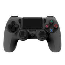 Load image into Gallery viewer, For PS4 Wireless Bluetooth Game Controller With Light Strip Dual Vibration Game Handle, White, Black, Red, Blue, Green, Rose Red, Letter, Line, Fire Ghost, Cartoon, Hulk, Skeleton, Gear, Lightning, Flame, Cloud, Burst, Wood Grain, Star Red             ...