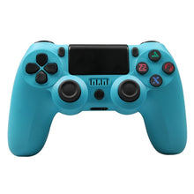 Load image into Gallery viewer, For PS4 Wireless Bluetooth Game Controller With Light Strip Dual Vibration Game Handle, White, Black, Red, Blue, Green, Rose Red, Letter, Line, Fire Ghost, Cartoon, Hulk, Skeleton, Gear, Lightning, Flame, Cloud, Burst, Wood Grain, Star Red             ...