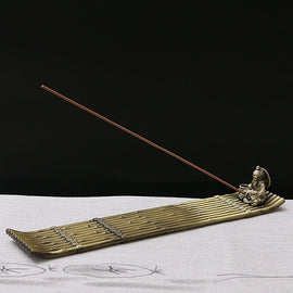 Fisherman Incense Stick Holder Insence Burner Ash Catcher Insense Stand