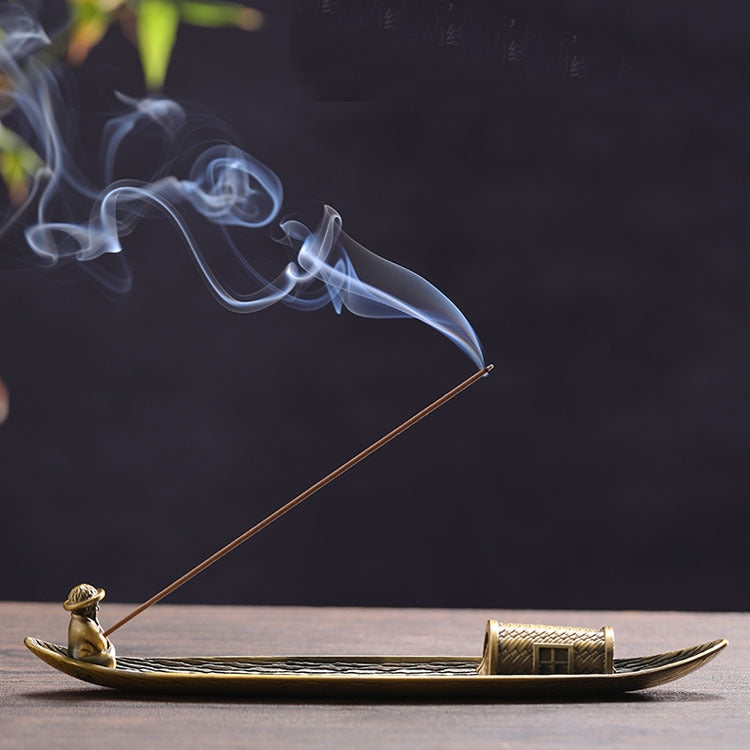 Fisherman Incense Stick Holder Insence Burner Ash Catcher Insense Stand