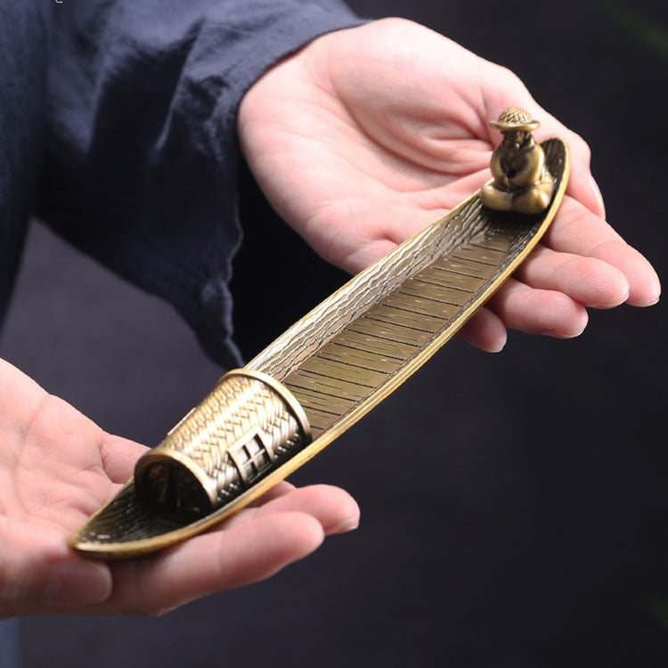 Fisherman Incense Stick Holder Insence Burner Ash Catcher Insense Stand