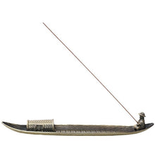 Load image into Gallery viewer, Fisherman Incense Stick Holder Insence Burner Ash Catcher Insense Stand