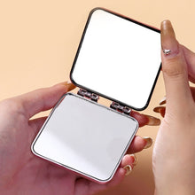 Load image into Gallery viewer, Desktop Mini Electroplating Makeup Double-sided Mirror For Ladies, Mirror (Purple), Mirror (Silver), Mirror (Beige)