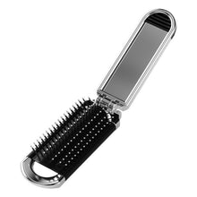 Load image into Gallery viewer, 2 in 1 Massage Air Cushion Comb Mirror Integrated Comb Portable Folding Comb, Comb Mirror