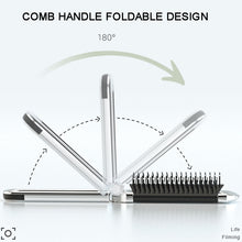 Load image into Gallery viewer, 2 in 1 Massage Air Cushion Comb Mirror Integrated Comb Portable Folding Comb, Comb Mirror