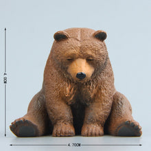 Load image into Gallery viewer, Warm Series Sitting Sleepy Zoo Figure Fridge Magnets, Brown Bear, Pug dog, Fat Cat