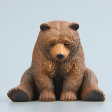Load image into Gallery viewer, Warm Series Sitting Sleepy Zoo Figure Fridge Magnets, Fat Cat, Brown Bear, Pug dog