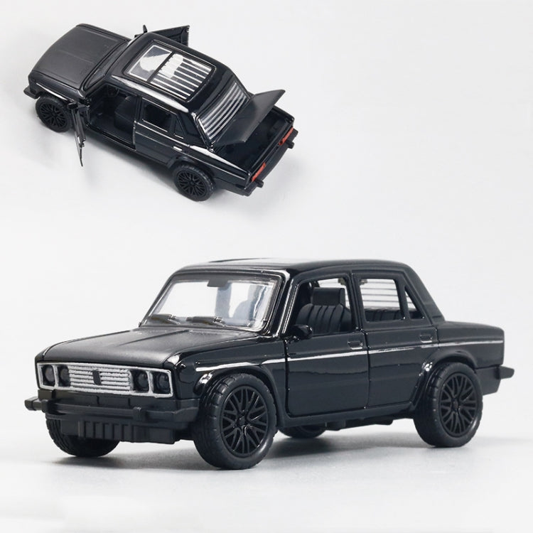 1:36 Alloy Car Model Three Open Door Small Car Toys Cake Ornaments