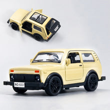 Load image into Gallery viewer, 1:36 Alloy Car Model Three Open Door Small Car Toys Cake Ornaments