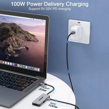 Load image into Gallery viewer, QGeeM UH03-1 USB3.0 Multifunctional Docking Station Type-C PD100W HUB, UH03-1 (3 in 1)