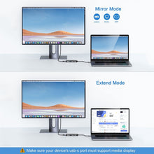 Load image into Gallery viewer, QGeeM UH03-1 USB3.0 Multifunctional Docking Station Type-C PD100W HUB, UH03-1 (3 in 1)