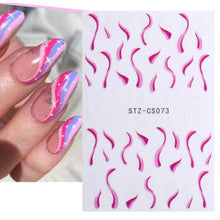 Load image into Gallery viewer, French Style Manicure Sticker Pop Stripe Line Nail Sticker, Stz-CS069, Stz-CS070, Stz-CS071, Stz-CS072, Stz-CS073, Stz-CS074, Stz-CS075, Stz-CS076, Stz-CS077, Stz-CS078, Stz-CS079, Stz-CS090, Stz-CS091, Stz-CS092, Stz-CS116, Stz-CS117, Stz-CS118       ...