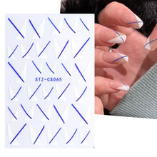 Load image into Gallery viewer, French Style Manicure Sticker Pop Stripe Line Nail Sticker, Stz-CS069, Stz-CS070, Stz-CS071, Stz-CS072, Stz-CS073, Stz-CS074, Stz-CS075, Stz-CS076, Stz-CS077, Stz-CS078, Stz-CS079, Stz-CS090, Stz-CS091, Stz-CS092, Stz-CS116, Stz-CS117, Stz-CS118       ...
