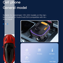 Load image into Gallery viewer, Yesido Y45 Car PD Charger Cigarette Lighter QC Car Charging USB Bluetooth Digital Display FM, Y45