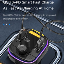 Load image into Gallery viewer, Yesido Y45 Car PD Charger Cigarette Lighter QC Car Charging USB Bluetooth Digital Display FM, Y45