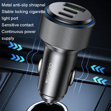 Load image into Gallery viewer, Yesido Y50 Car USB3.0 Fast Charger 30W Aluminum Alloy PD Fast Charging, Y50