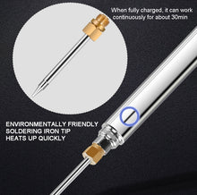 Load image into Gallery viewer, 5V 15W Rechargeable Wireless Soldering Iron DIY Mini Soldering Pen, 5V 15W