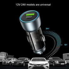 Load image into Gallery viewer, Yesido Y49 Car USB3.0 Fast Charger 30W Translucent PD Fast Charging, Y49