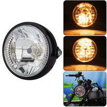 Load image into Gallery viewer, Motorcycle 7 Inch LED Headlight Angel Ring With Steering Function, PE-D7inS01