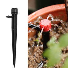 Load image into Gallery viewer, FH-118 13cm Adjustable 8 Holes Ground Plug Dripper Garden Irrigation System Watering Nozzle, Red Hat, Black Hat