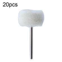 Load image into Gallery viewer, MT-3YM Cashmere Ball Polishing Wheel Metal Mirror Polishing With Rod Wool Grinding Head, 5pcs, 10pcs, 20pcs, 100pcs