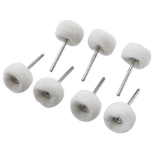 Load image into Gallery viewer, MT-3YM Cashmere Ball Polishing Wheel Metal Mirror Polishing With Rod Wool Grinding Head, 5pcs, 10pcs, 20pcs, 100pcs