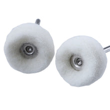 Load image into Gallery viewer, MT-3YM Cashmere Ball Polishing Wheel Metal Mirror Polishing With Rod Wool Grinding Head, 5pcs, 10pcs, 20pcs, 100pcs