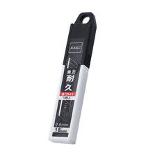 Load image into Gallery viewer, KAKC-18 Black Blade Cutter Blade 18mm Wall Cutter Blade, Specification:, 10pcs /Box, 100pcs /Box