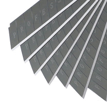 Load image into Gallery viewer, KAKC-18 Black Blade Cutter Blade 18mm Wall Cutter Blade, Specification:, 10pcs /Box, 100pcs /Box