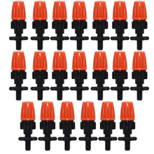 Load image into Gallery viewer, 20pcs TF-118 Gardening Irrigation Drip Irrigation System Set Accessories, Spray Head (Orange), Single Hook Connection 4/7mm Capillary (Orange), Single Hook Connection 4/7mm Capillary (Gray), Both Sides Connection 4/7mm Capillary (Gray)                 ...