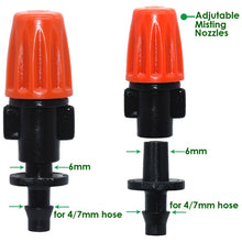 Load image into Gallery viewer, 20pcs TF-118 Gardening Irrigation Drip Irrigation System Set Accessories, Spray Head (Orange), Single Hook Connection 4/7mm Capillary (Orange), Single Hook Connection 4/7mm Capillary (Gray), Both Sides Connection 4/7mm Capillary (Gray)                 ...